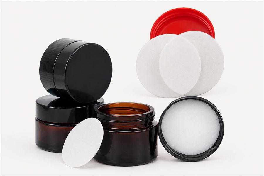 EPE Wads and Gaskets on various containers